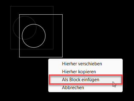 Als Block einfügen