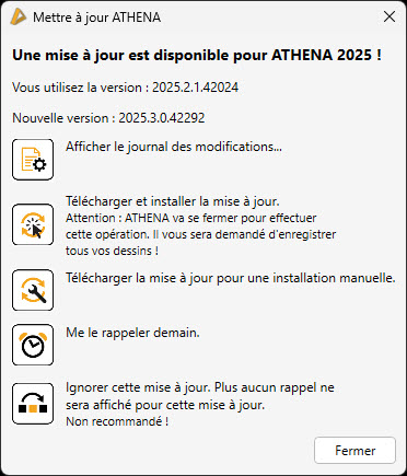mise a jour automatique